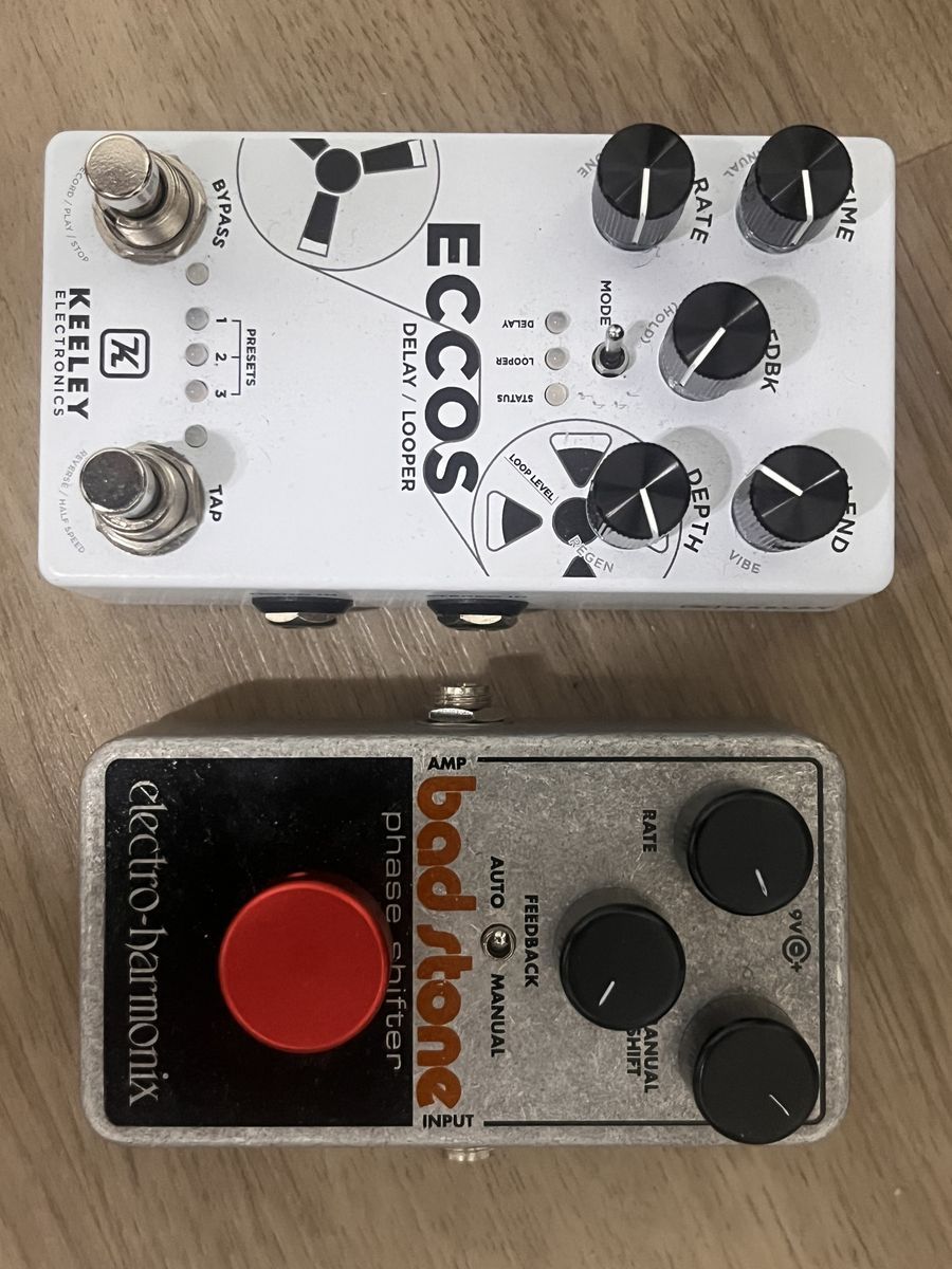 Keeley Eccos and EHX Bad Stone