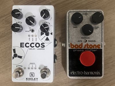 Keeley Eccos and EHX Bad Stone