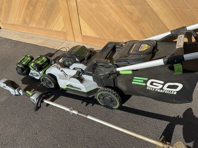 EGO Power+ Select Cut 21" Self-Propelled Lawn Mower & String Trimmer Combo Kit with Batteries