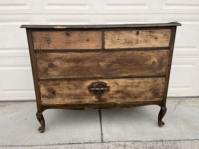 Solid Wood Old Dresser