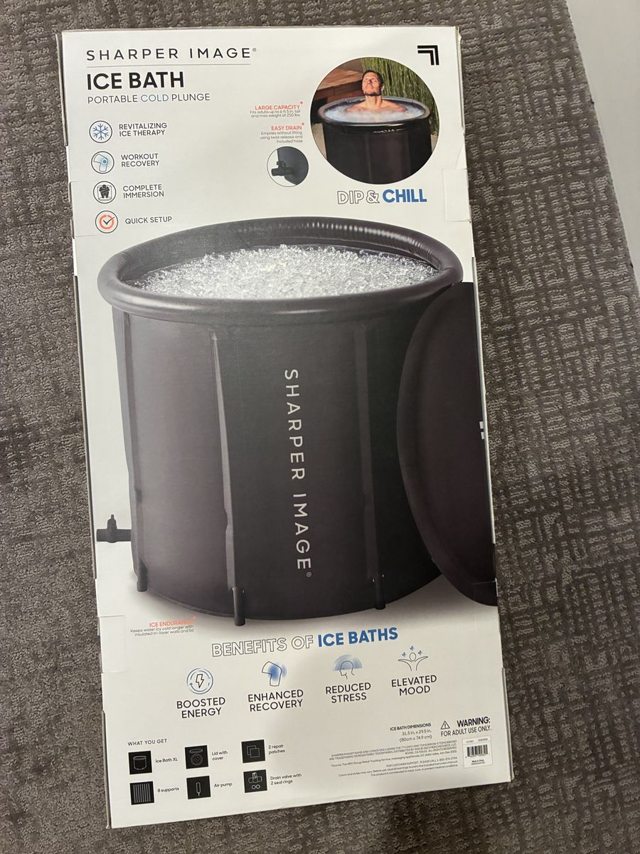 Sharper image ice bath *new in box*