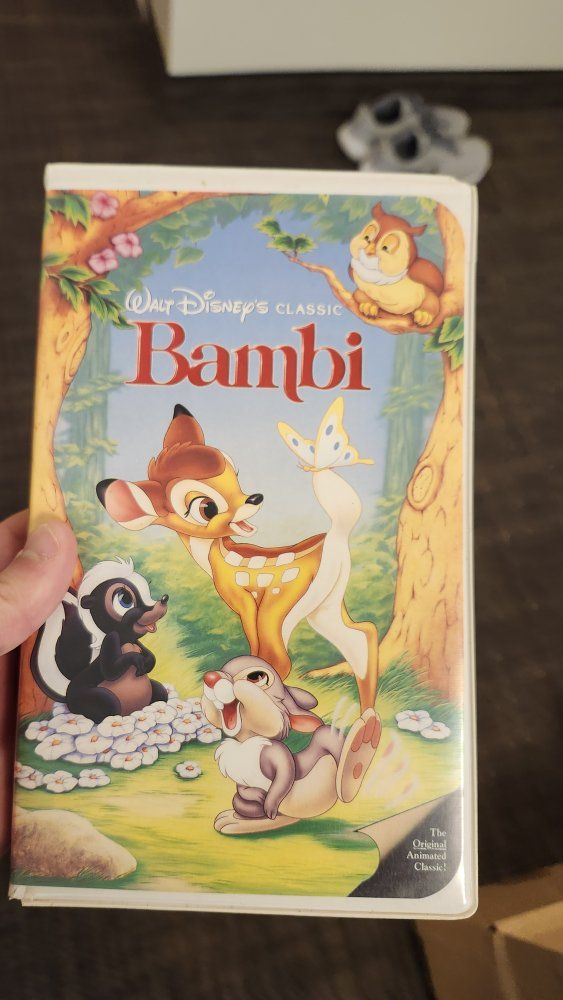*BLACK DIAMOND* Bambi VHS Tape