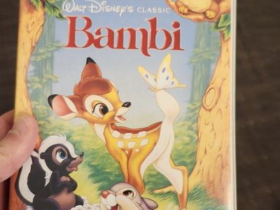 *BLACK DIAMOND* Bambi VHS Tape