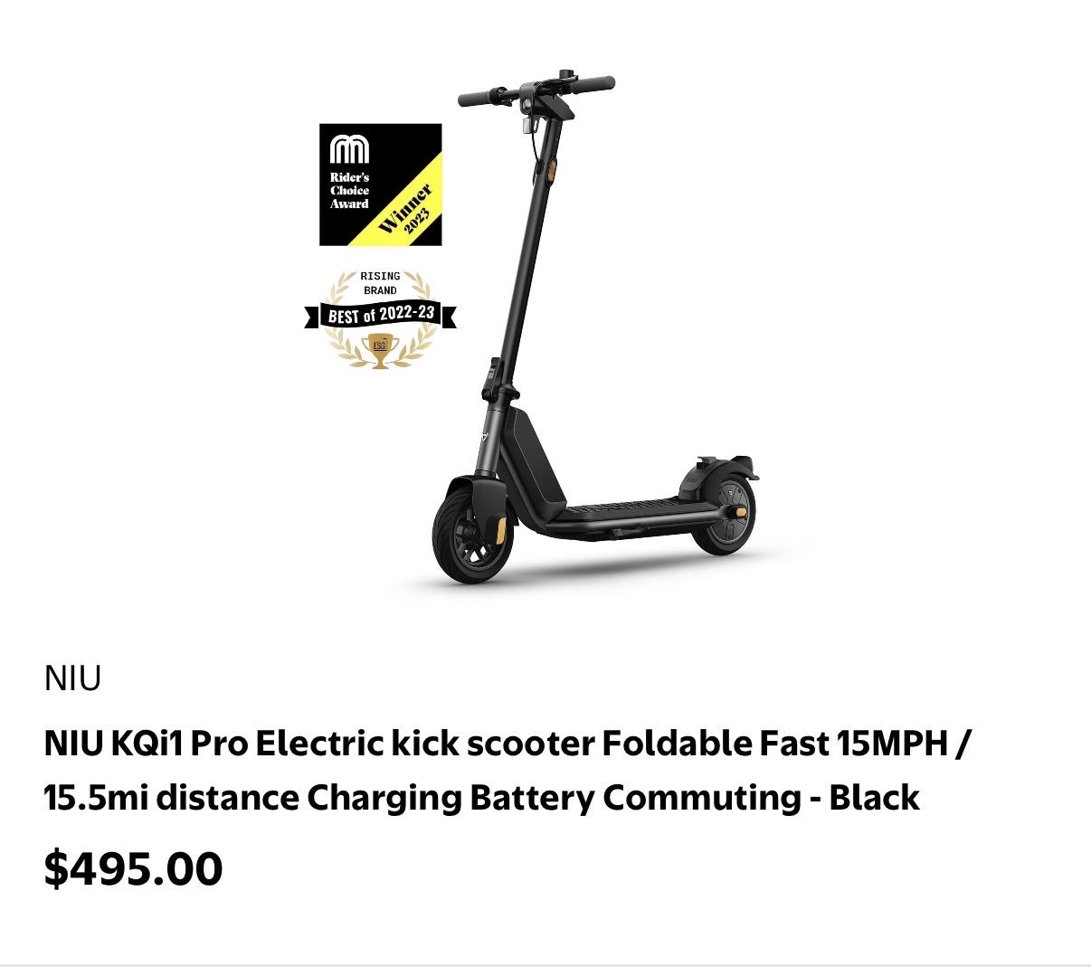 Electric scooter