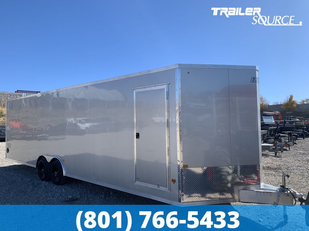 8.5x28 Alcom Aluminum EZ Hauler XLT Trailer - 7'0" Interior - 10K GVWR - Dovetail