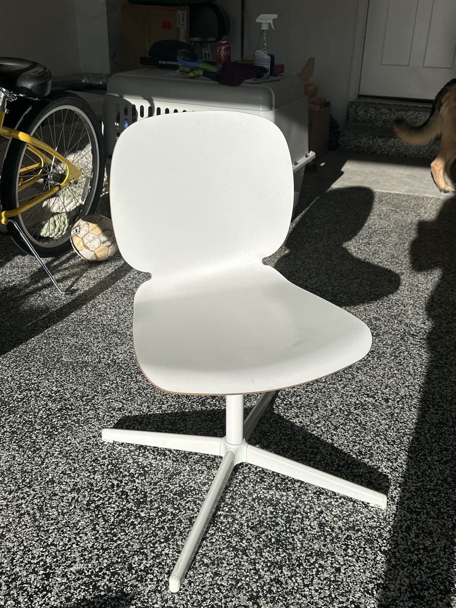 IKEA white chair