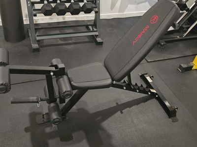 Marcy Adjustable 6 Position Utility Weight Bench with Leg Developer