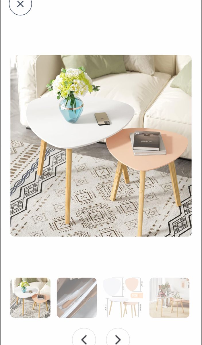 BAMEOS Bamboo side tables