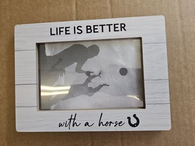 5x7 Horse frame and acrylic stands