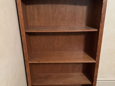Oak Bookcase. 2 available