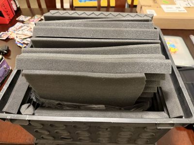 12 12”x12”x1” Acoustic Foam Panels and Crate