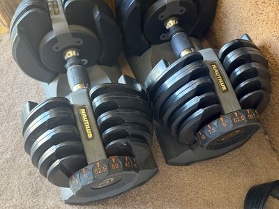 Nautilus 552 Adjustable Dumbbells Pair 5-52.5lbs