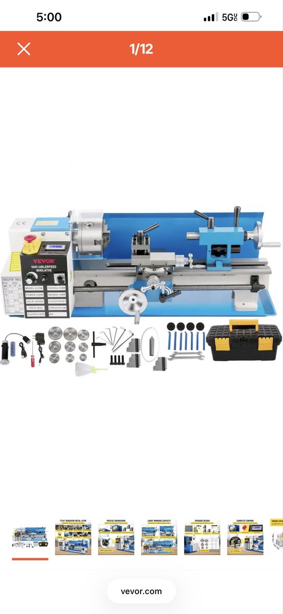 Compact Metalworking lathe