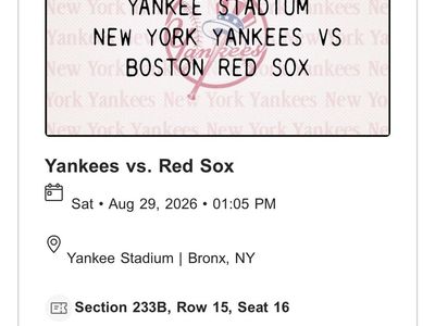 MLB tickets Yankees vs Red Sox