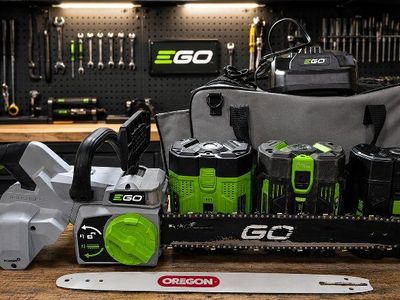 Ego 18" Chainsaw 56 volts. Sold as package or separate from batteries.
