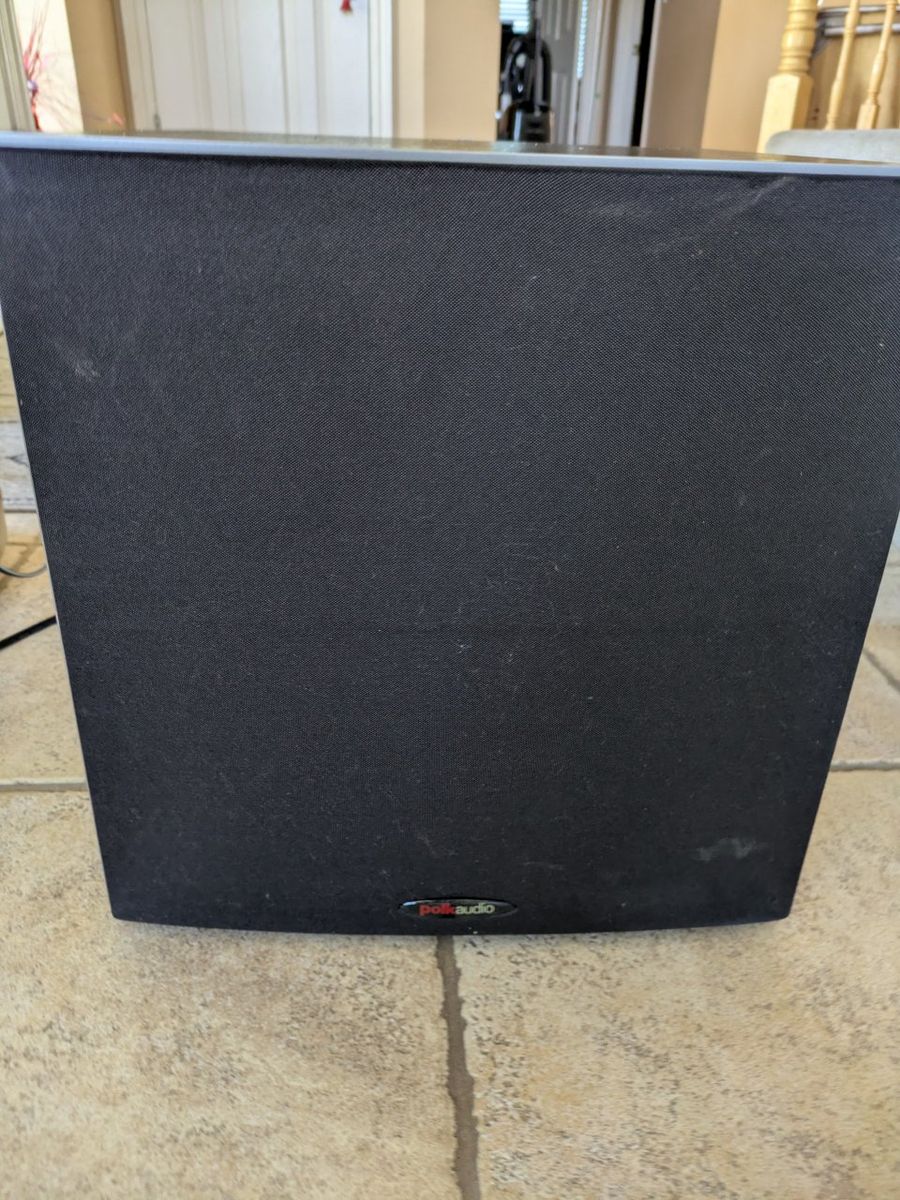 Polkaudio subwoofer speaker $249 value