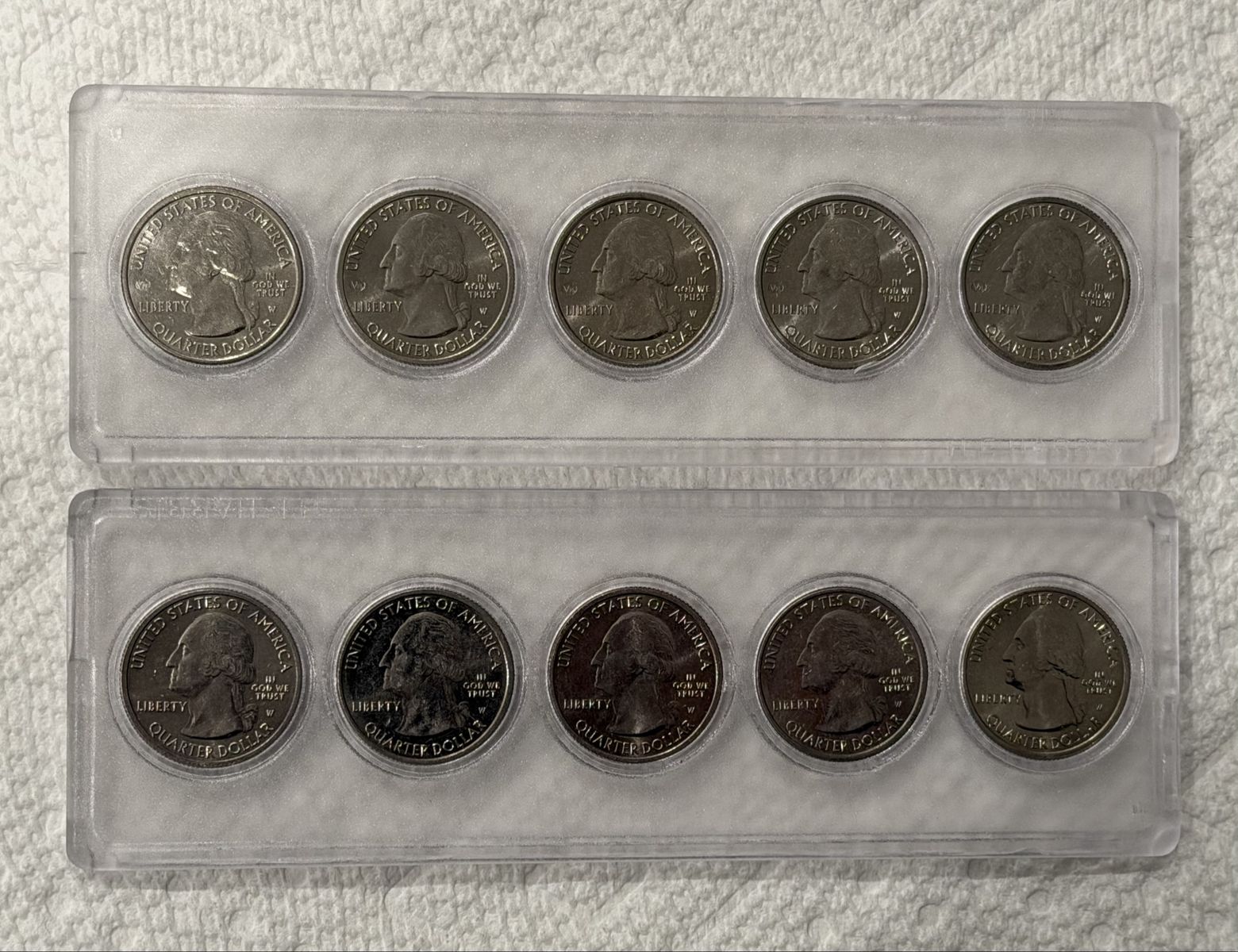 2019 & 2020 W Mint Quarters Complete Sets