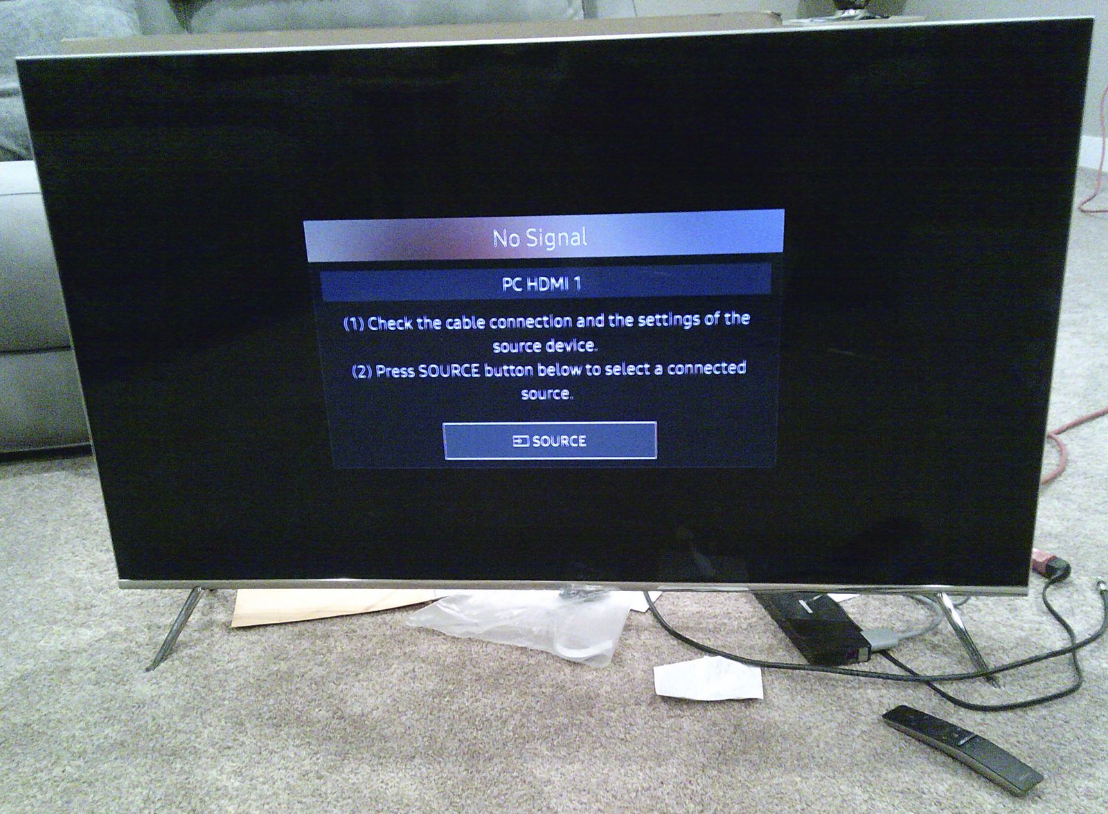Samsung 49 4K Smart TV UN49KS8000F with Remote