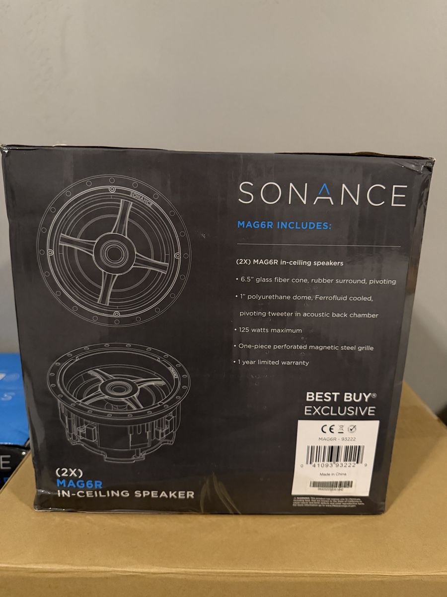Sonance MAG6R In ceiling speakers