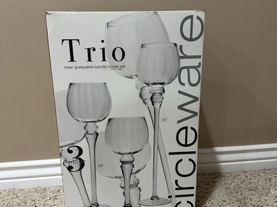 Glass Candle Holders