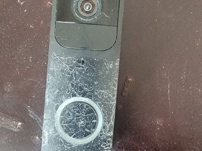 Unbranded Smart Video Doorbell - Black, Used, Needs Repair/Parts