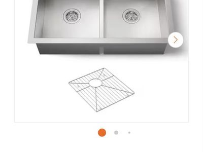 Kohler Vault Smart Divide 33-Inch Double Equal Stainless Steel Kitchen Sink