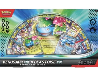 Pokémon TCG Venusaur ex & Blastoise ex Premium Collection Box