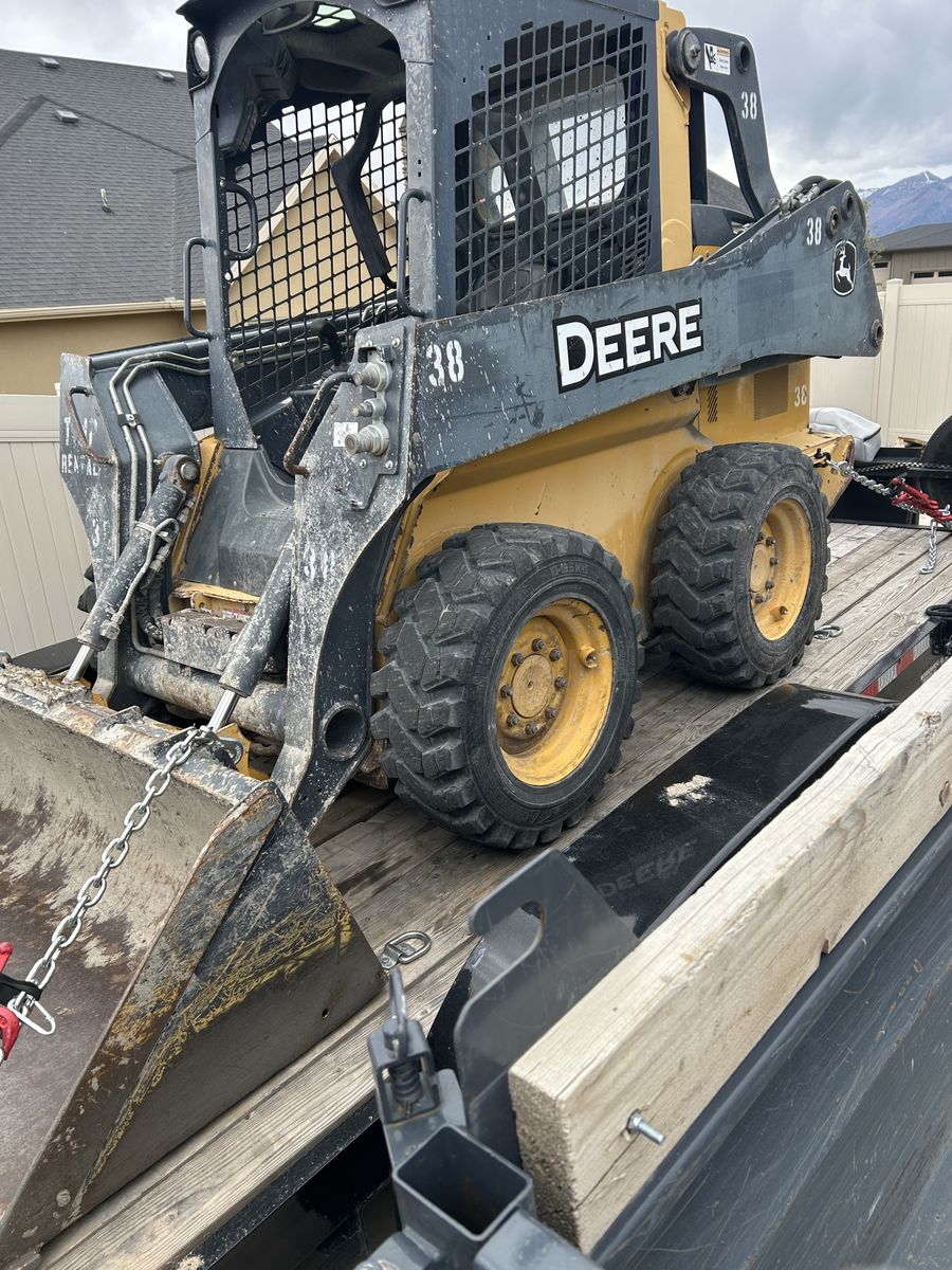 Skidster, dump trailers, mini ex and ftrail traile