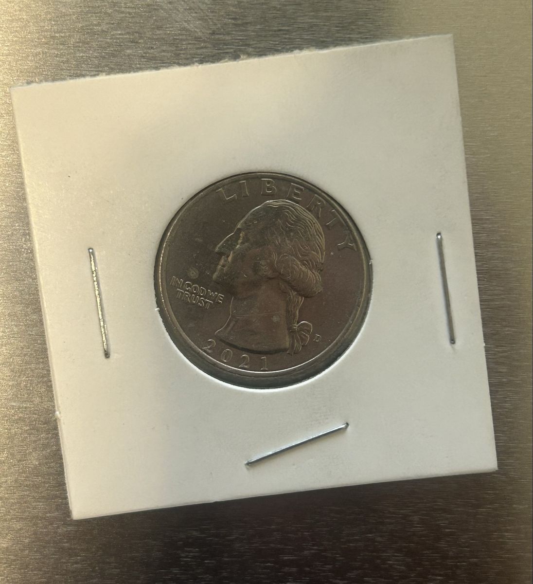 2021 D George Washington Crossing the Delaware Quarter US Mint Coin error