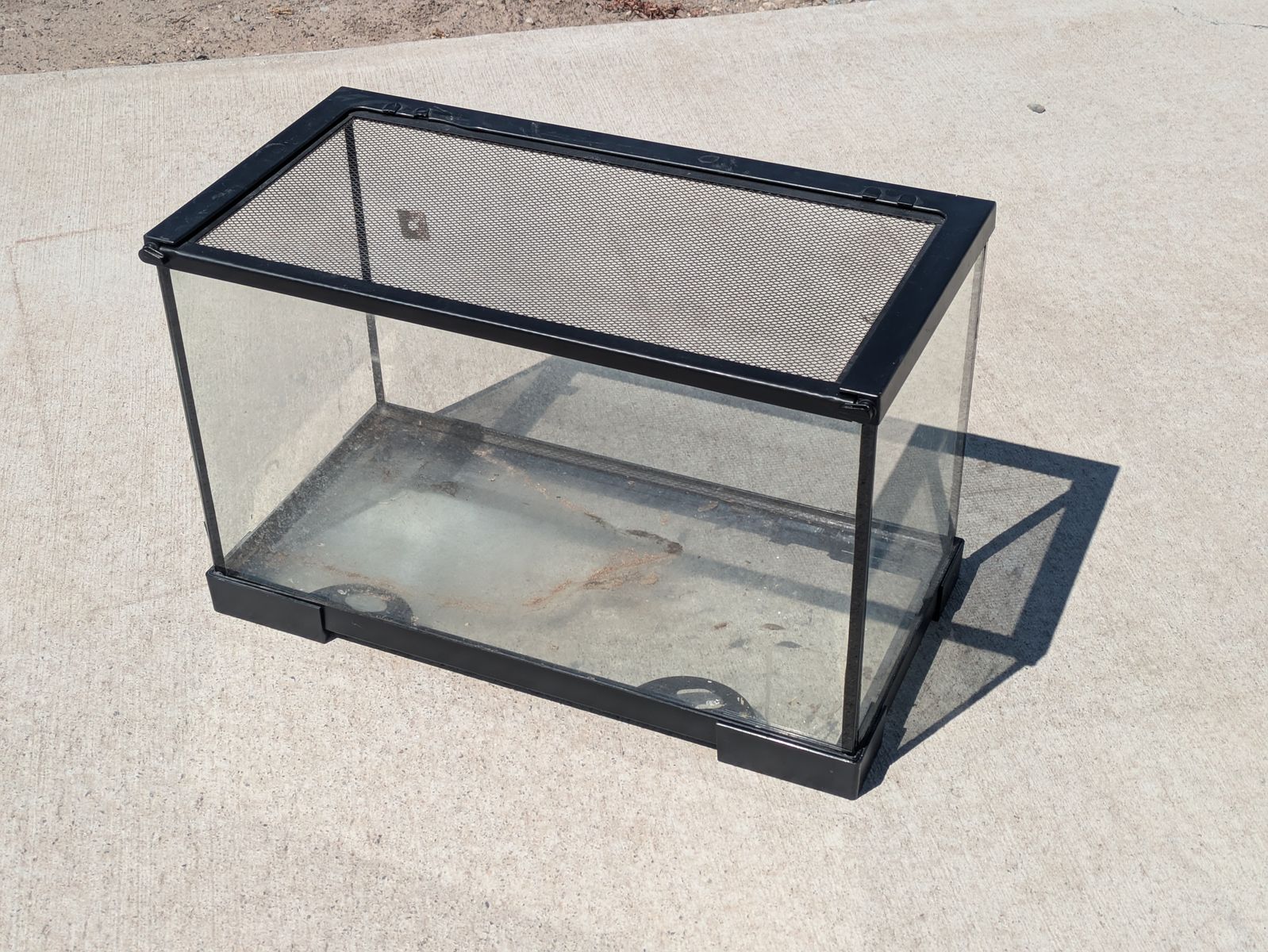 10 gallon sliding lid tank enclosure