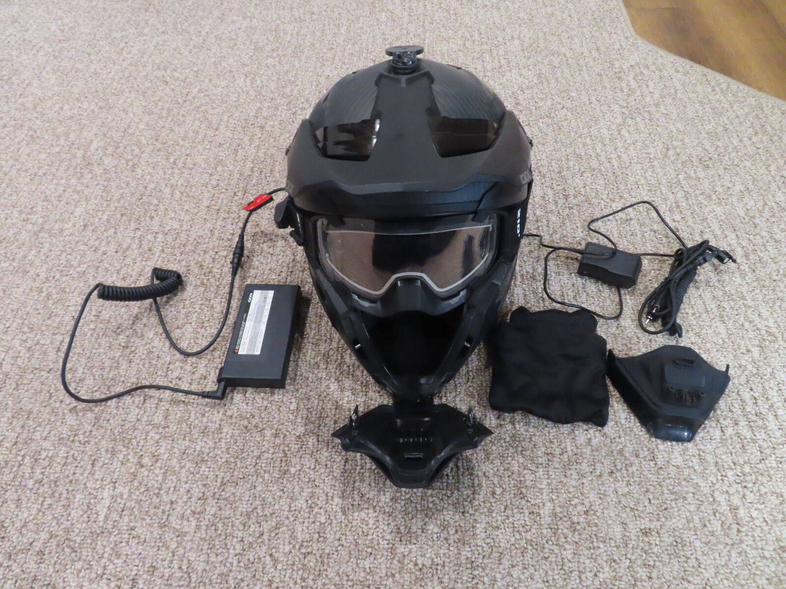Snowmobile Helmet With Heated Goggles $450.00 OBO