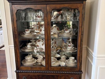 1920s Johnston-Kurtz Handmade Solid Mahogany Dining Set