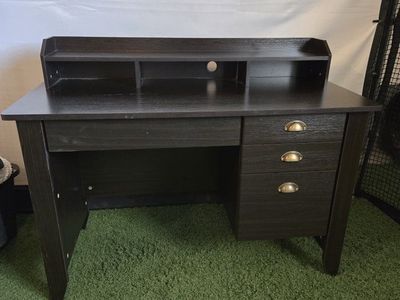 Office Desk Espresso Brown
