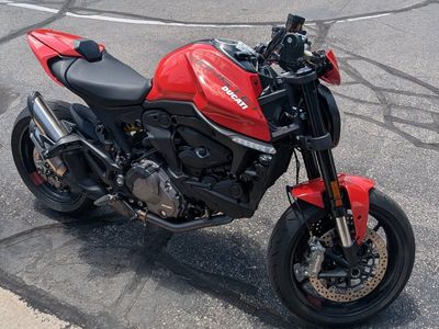2022 Red Ducati Monster Plus