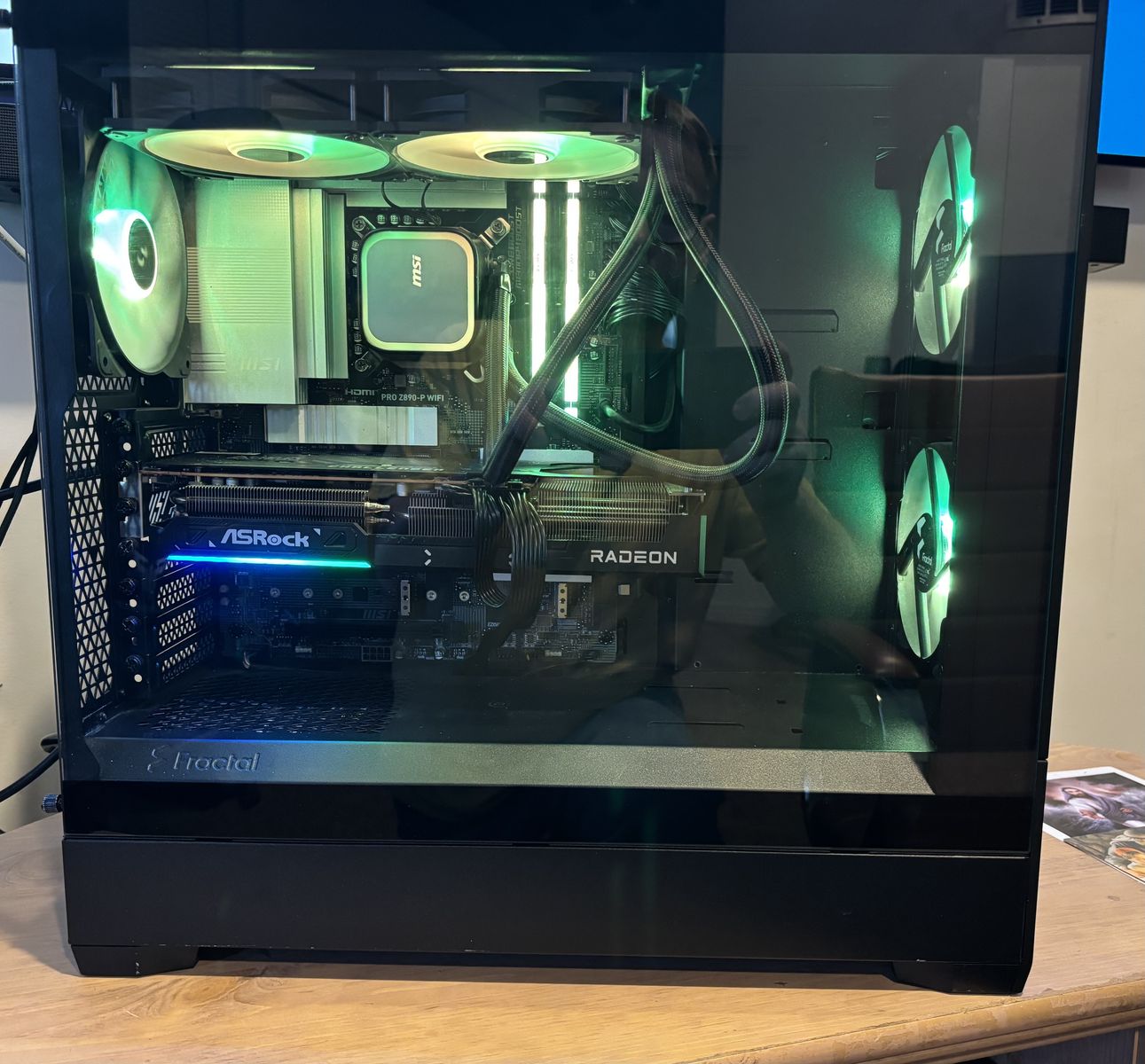 Custom Built 1440p Gaming PC- Intel Core Ultra 9 285K, Radeon RX9070, 32Gb RAM, 1TB SSD