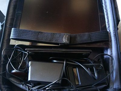 13 inch LED TV with HDMI input with carry case