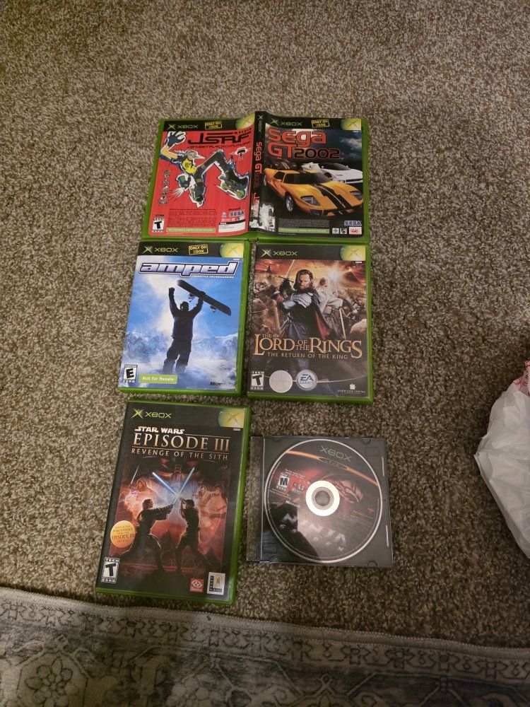 original xbox games ( prices in description)