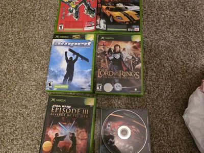 original xbox games ( prices in description)