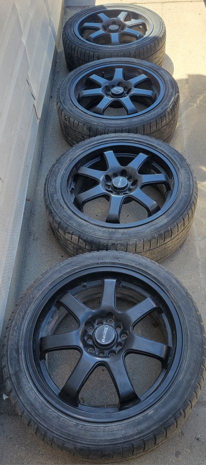 set of 5x100 drag wheels
