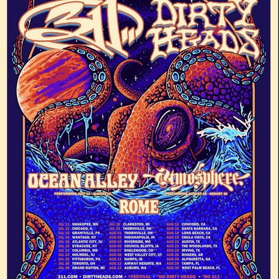 2 tickets - 311 & Dirty Heads