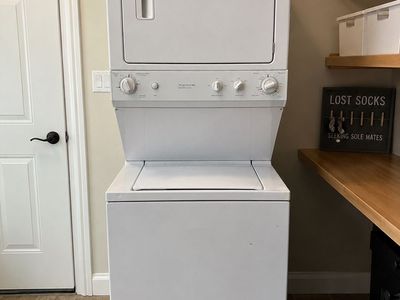 Stackable washer and dryer