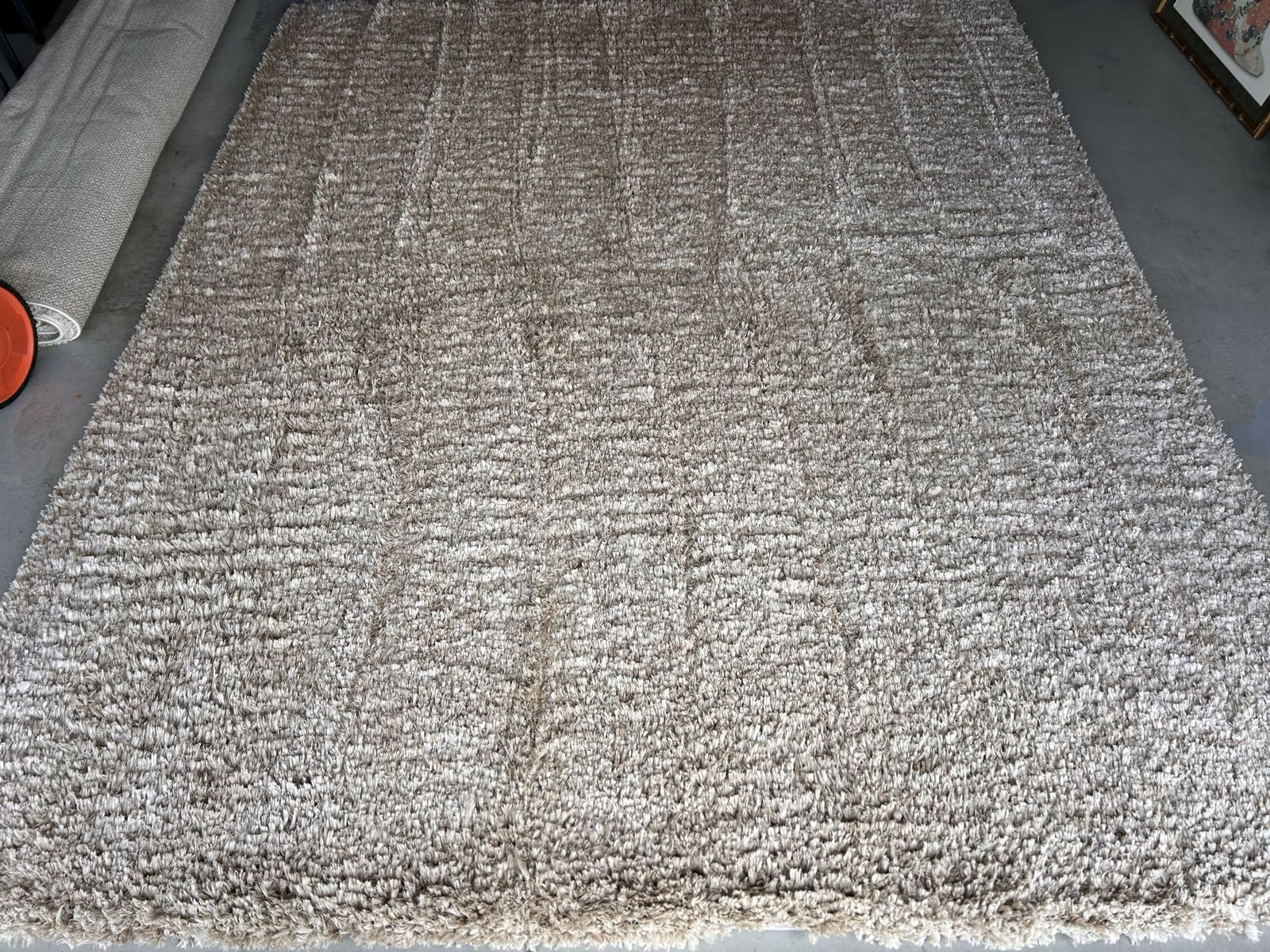 10x8 MICROPLUSH SHAG RUG FROM POTTERY BARN!!