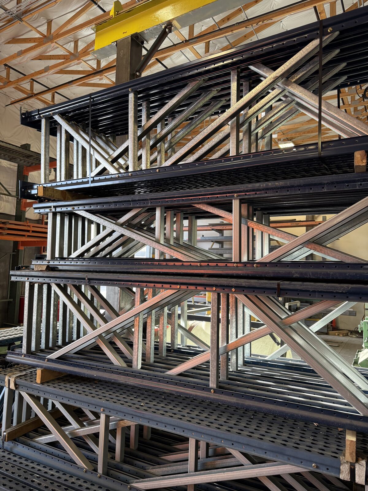 Pallet Racking – 12' tall x 24" deep - 8' tall x 24" deep -Ready for Pickup or Delivery!