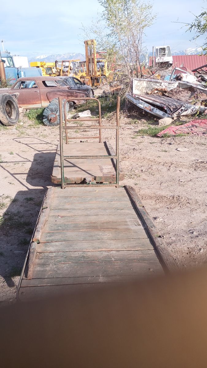 Railroad baggage carts or industrial cart