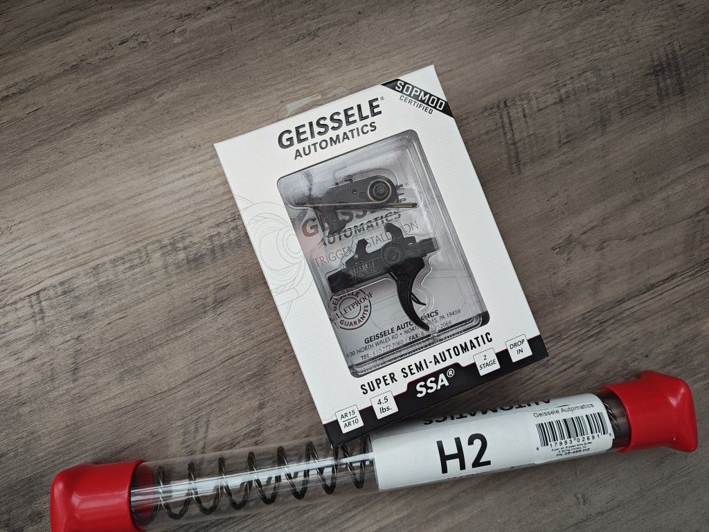 Geissele SSA AR15 Trigger and Super 42 Carbine Buffer Kit