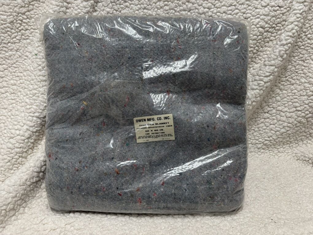 Disaster Relief Wool Blanket 60 x 80 in