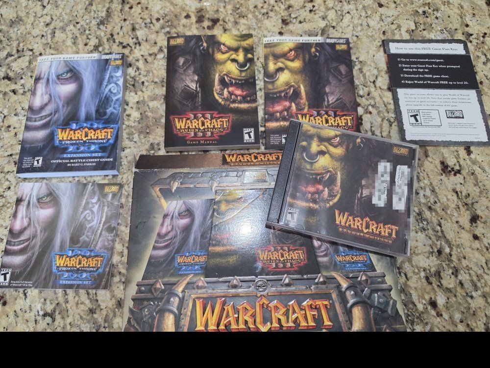 warcraft 3 pc game and expansion