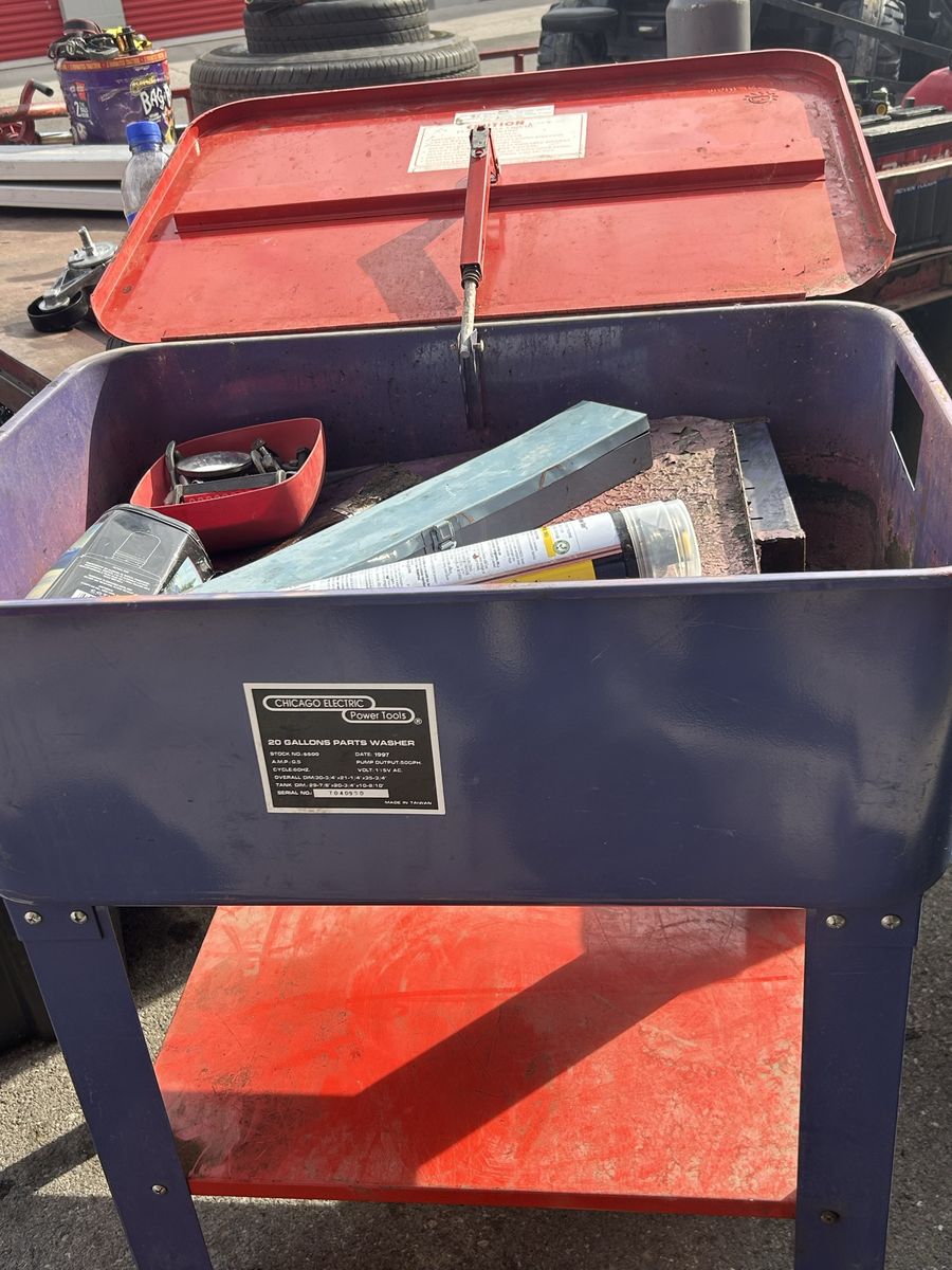 Chicago Electric 20-Gallon Parts Washer (Stock No. 6500)
