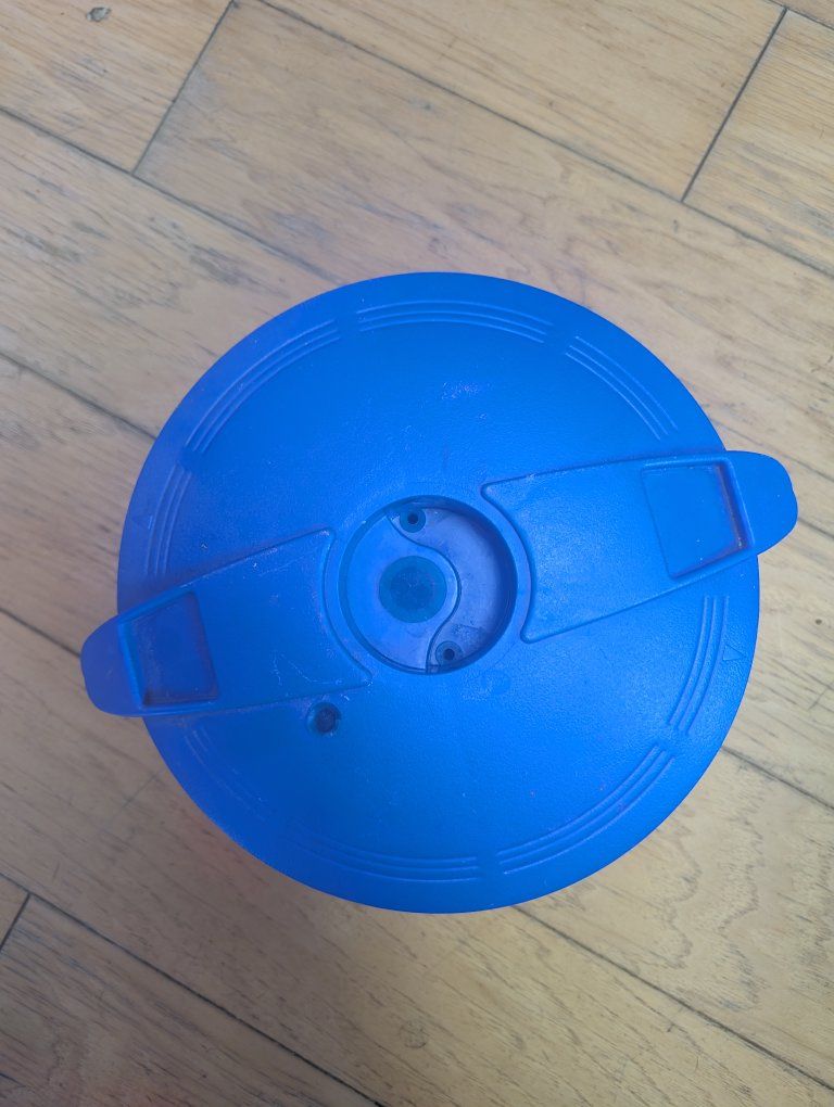 Prepology Blue Microwave Pressure Cooker with Lid, Insert, and Manual