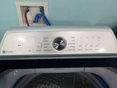 GE Profile Washer + Gas Dryer
